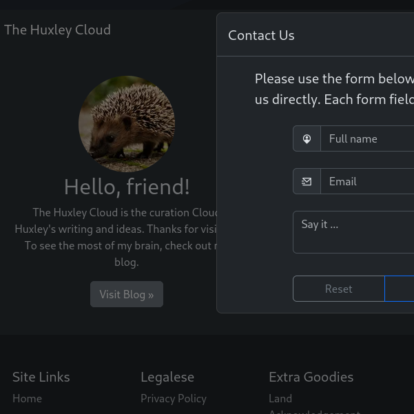 The Huxley Cloud